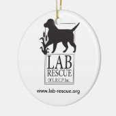 Lab Rescue van de LRCP-keramische versiering Keramisch Ornament (Links)