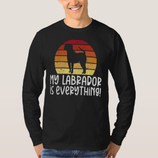 Lab Retriever Mijn labrador is alles wat labrador  T-shirt