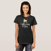 Lab Retriever Moeder Labrador mama T-shirt (Voorkant volledig)