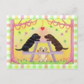 Lab Romance Valentijn Feestdagenkaart (Voorkant)