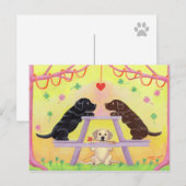 Lab Romance Valentijn Feestdagenkaart (Voorkant / Achterkant)