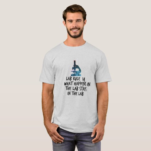 Lab Rules T-shirt (Voorkant volledig)