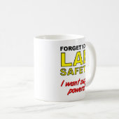 Lab Safety Funny Mug Koffiemok (Voorkant rechts)
