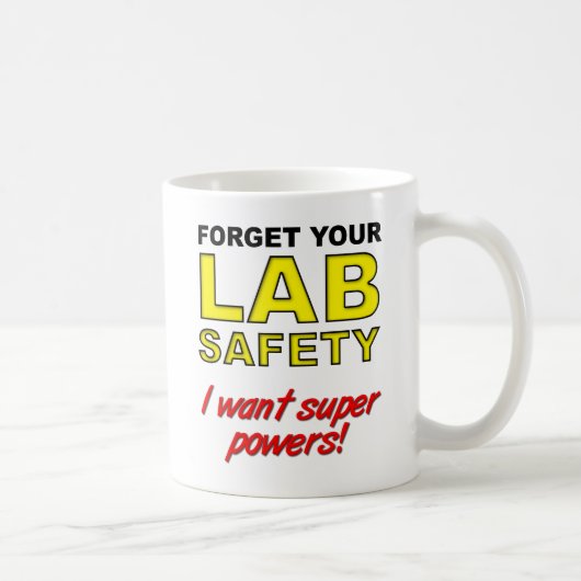 Lab Safety Funny Mug Koffiemok (Rechts)