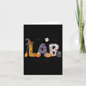 Lab Scientist Medical Lab Science Halloween Labora Kaart (Voorkant)