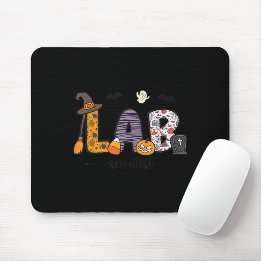 Lab Scientist Medical Lab Science Halloween Labora Muismat (Met muis)