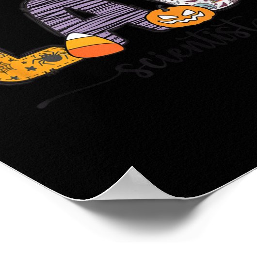 Lab Scientist Medical Lab Science Halloween Labora Poster (Hoek)