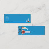 Lab - Skinny Mini Visitekaartje (Voorkant / Achterkant)