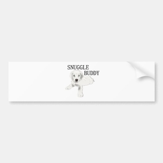 lab-snuggle-vriend bumpersticker (Voorkant)