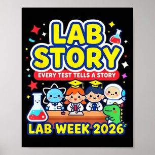 Lab Story Week 2026 Medisch Laboratoriumtechnicus Poster