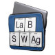 Lab SWAG Laptop Sleeve (Voorkant Links)