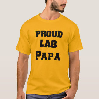 Lab-T-shirt - Proud Lab Papa T-shirt