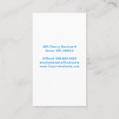 Lab Tech | DNA-Logo Visitekaartje (Achterkant)