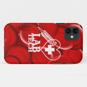 LAB TECH HEART SYRINGE LOGO Case-Mate iPhone CASE (Achterkant (horizontaal))