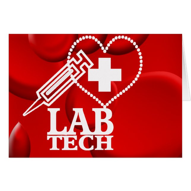 LAB TECH HEART SYRINGE LOGO - LABORATORIUMWETENSCH (Voorkant Horizontaal)