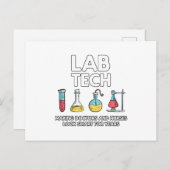 Lab Tech Laboratory Briefkaart (Voorkant / Achterkant)