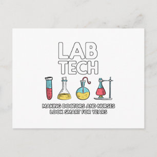 Lab Tech Laboratory Briefkaart