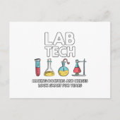 Lab Tech Laboratory Briefkaart (Voorkant)