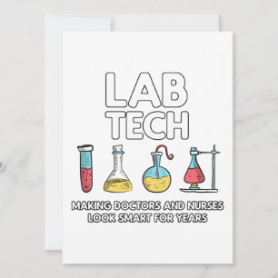 Lab Tech Laboratory Feestdagenkaart