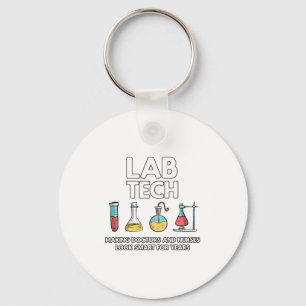 Lab Tech Laboratory Sleutelhanger