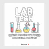 Lab Tech Laboratory Sticker (Vel)