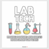 Lab Tech Laboratory Sticker (Vel)