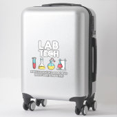 Lab Tech Laboratory Sticker (Koffer)