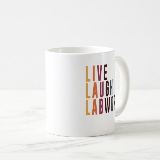 Lab Tech Laboratory Technology Student Gift Koffiemok (Voorkant rechts)