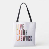 Lab Tech Laboratory Technology Student Gift Tote Bag (Achterkant)