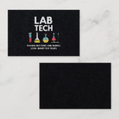 Lab Tech Laboratory Visitekaartje (Voorkant / Achterkant)