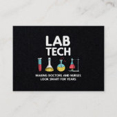 Lab Tech Laboratory Visitekaartje (Voorkant)