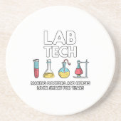 Lab Tech Laboratory Zandsteen Onderzetter (Voorkant)