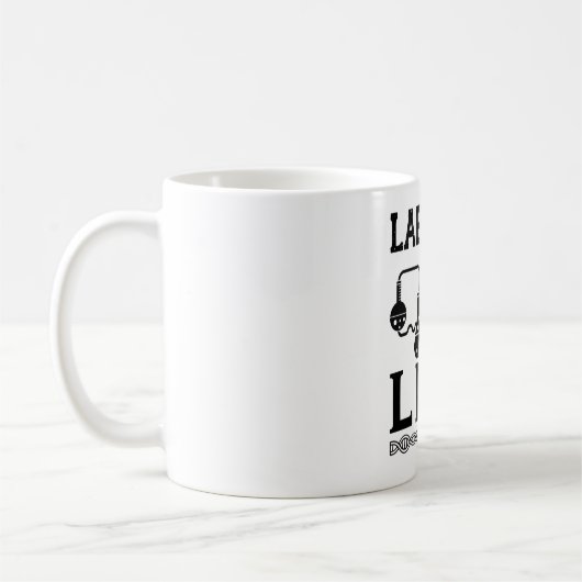 Lab Tech Life Doctor Chemist Laboratory Technician Koffiemok (Links)