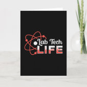 Lab Tech Life Laboratory Science Technicia Gift Kaart (Voorkant)