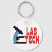 LAB TECH MET MICROSCOPE SLEUTELHANGER (Voorkant)