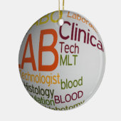 LAB TECH MLT KLINISCHE CHRISTMAS KERAMISCH ORNAMENT (Links)