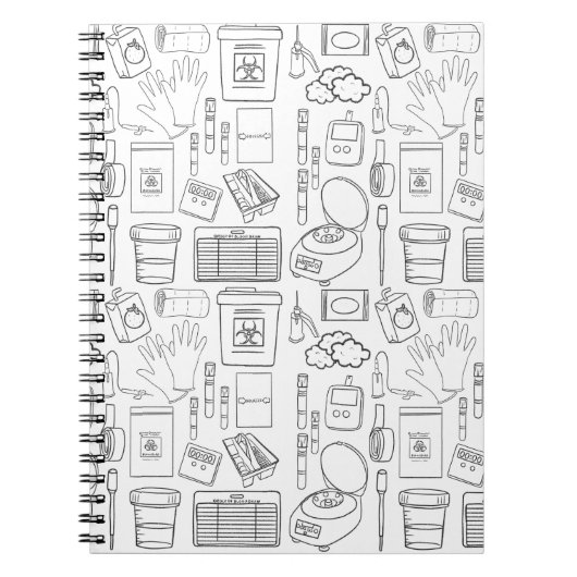 Lab tech-notitieboek notitieboek (Voorkant)