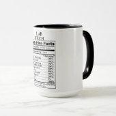 Lab Tech Nutrition Facts Mok (Voorkant rechts)