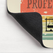 Lab tech professionele zonsondergang retro muismat (Hoek)