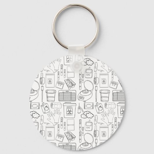 Lab Tech Sleutelhanger (Achterkant)