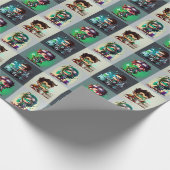 Lab Tech Super Hero Cadeaupapier (Hoek)