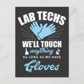 Lab Technician Funny Laboratory Week Lab Tech Briefkaart (Voorkant)