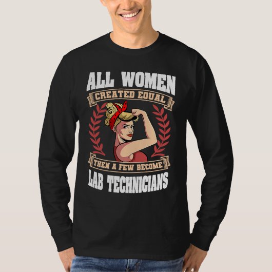 Lab Technician Women Medical Scientists Laboratory T-shirt (Voorkant)