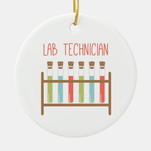 Lab-technicus Keramisch Ornament (Voorkant)