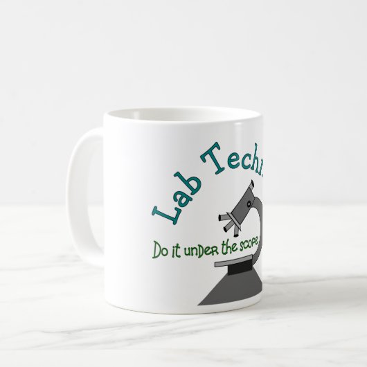 Lab-technicus Koffiemok (Voorkant links)