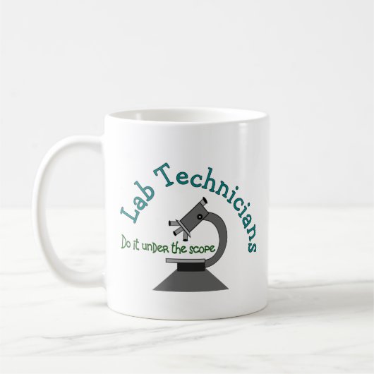Lab-technicus Koffiemok (Links)