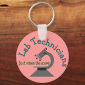Lab-technicus Sleutelhanger (Voorkant)