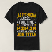 Lab Technoloog Gi T-shirt (Design voorkant)