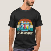 Lab Technoloog Lab Scientist Retro Lab Assistant T-shirt (Voorkant)