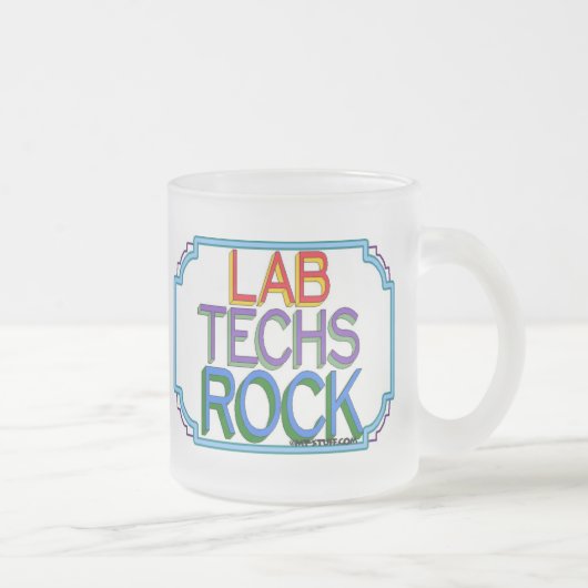 Lab Techs Rock Matglas Koffiemok (Rechts)